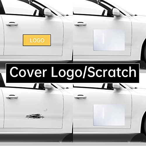 2 Pack Round Corner Blank Car Magnets-18 X12, Flexible Car Blank Magnetic Sign For Commercial Or Marketing Vehicles/Car Promotion Business Cover Company Logo/Scratch Dent (18" × 12"-2 Pack White) #TOP3