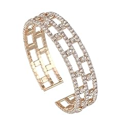 3 Rows & Gold Plated