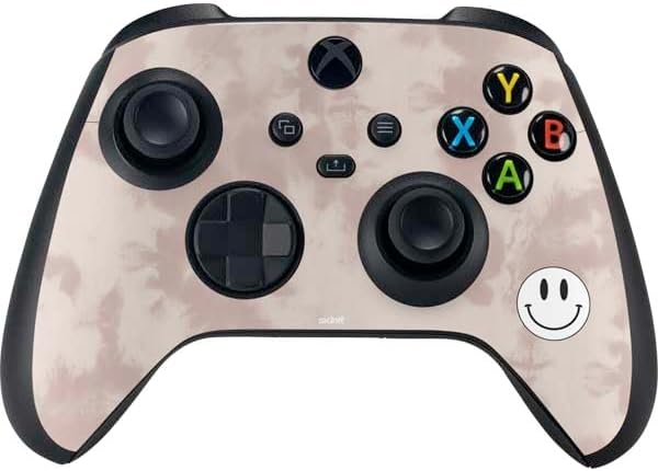 Skinit Decal Gaming Skin Compatible with Xbox Series X Controller - Taupe Tie Dye Design