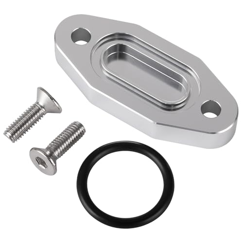 Podavelle LS Oil Cooler Bypass Block-Off Plate for Gen III IV Series Engines LS1 LSX LS3 LQ4 LQ9 LR4 LS6 L33 LS2 LH6 L92 L76 L98 L9H L20 L94 LZ1 L99 L96 LC8 L77 Port Silver - Thumbnail 2