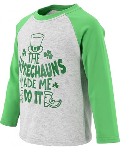 Image of Unique Baby Boys Long Sleeve Raglan Graphic T-Shirt for Toddlers and Kids
