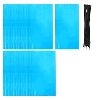 20pcs Maple Sap Collection Bags with 40 Cable Ties Kit