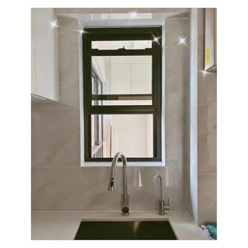 Ventana de concesión para carrito de comida de aluminio con puerta abatible