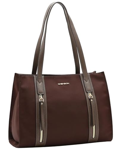 Chenson, Bolsa Feminina Chenson de Ombro Sacola Impermeável Original (Café)