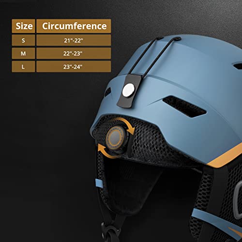 Extremus Snow Bound Ski Helmet - Impact Resistance Ventilation Snowboard Helmets With Removable Fleece Liners, Safety-Certified Snow Helmet For Adults #TOP5