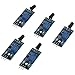 SHUATI 5Ppcs LM393 Fire Source Detection Module, 3.3V-5V Detector Sensor, 3 Wire IR Infrared Flame Sensor Module, Wide Voltage IR Infrared Arduino