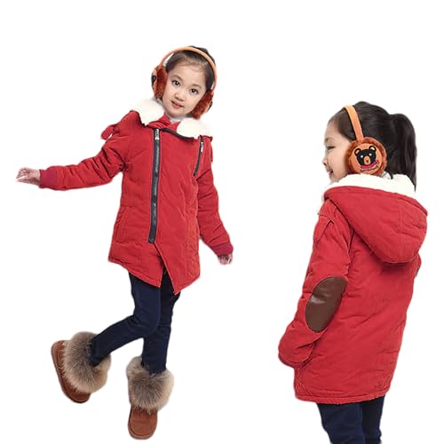 Boys' Hooded Fleece Jacket Zip up Soft Lined Warm Padded Sweatshirt Coat 5