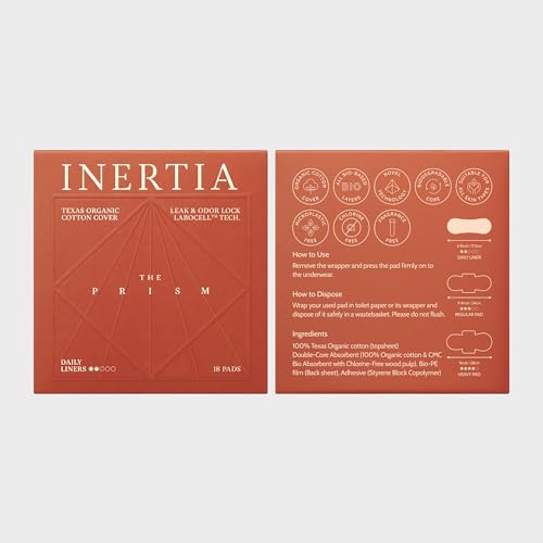 Inertia The Prism Red Panty Liner – 100% Organic Cotton Cover-to-Core Korean Panty Liner, Ultra Thin & No Wings | Hypoallergenic, Quick Absorption, Chlorine-Free & Fragrance-Free (Pack of 1) - Image 10