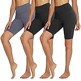 TNNZEET 3 Pack Biker Shorts for Women – 8' Buttery Soft High Waisted Yoga Cycling Workout Shorts