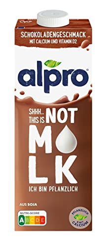 Alpro THIS IS NOT MLK Schokoladengeschmack Drink Pflanzlich 1L haltbar | 100% pflanzlich | enthält Calcium, Vitamine D sowie viele Ballaststoffe | laktosefrei