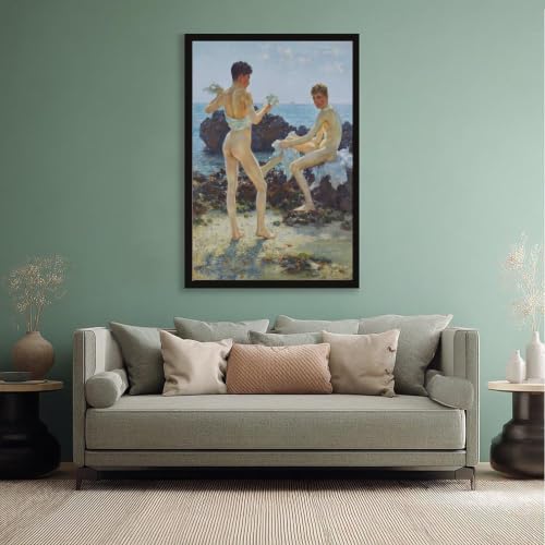 Tableau Under The Western Sun Henry Scott Tuke décoration murale
