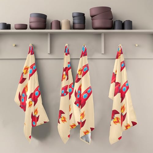 Torchons de cuisine absorbants de qualité supérieure linge de vaisselle beige - 6