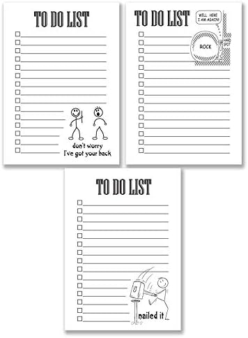 Amazon To Do List メモ帳 面白いノベルティメモパッドセット 3アイテム 各50枚 4x6 Pads メモ帳 文房具 オフィス用品 Amazon To Do List メモ帳 面白いノベルティメモパッドセット 3アイテム 各50枚 4x6 Pads メモ帳 文房具 オフィス用品
