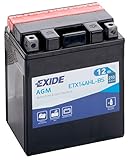 quad bateria juguettos  Exide Bike Moto ATV quads Jardín Tractores batería ytx1 4ahl de BS – 12 V – 12 Ah – 210 A en – 133 mm * 90 mm * 164 Mm – M04 Pol