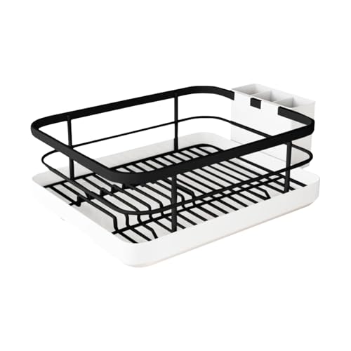 Escurridor de Platos para Fregadero con escurridor, Organizador de Utensilios para Armario, Estante Interior, hogar Familiar