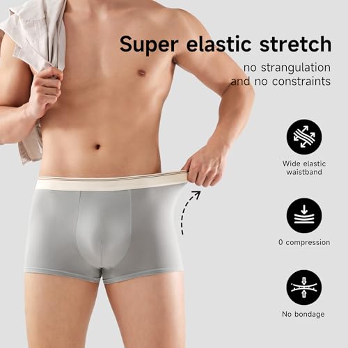 Mens Underwear Boxer Briefs 4-Pack Washed Mid Rise Disposable Shorts Portable Travel Hotel Emergency Underpants2