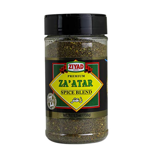 Ziyad Shaker Premium Za'atar Spice Blend, Flavorful Spices, No Additives, No Preservatives, No Salt, No MSG, 5.5 oz