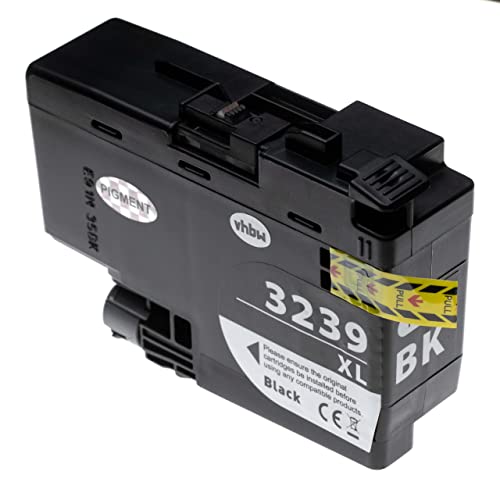 Image of vhbw Ink Cartridge Black Replacement for Brother LC-3239XL-BK, LC-3239XLBK, LC3239XLBK (Compatible, 128 ml + Chip)