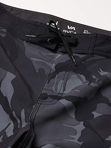RVCA Boys' VA Trunk in Black Camo #TOP21