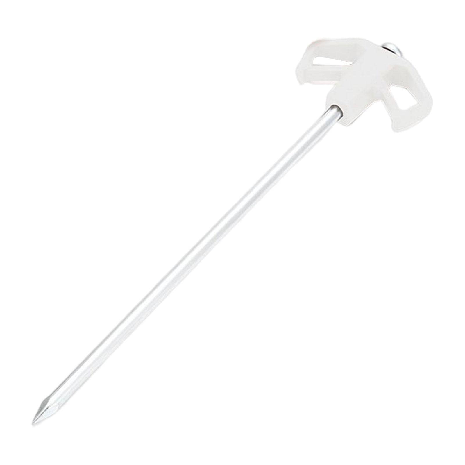 the style sutra® camping tent stakes metal durable ground nails for fishing trampoline hiking white|1 steel tent peg