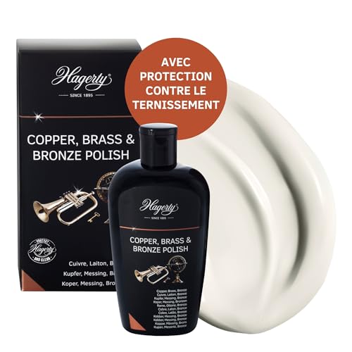 Hagerty - Copper Brass & Bronze Polish Nettoyant pour le Cuivre - 250 ml