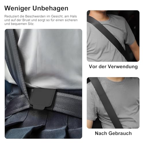 Sicherheitsgurt Clips,4 Stück Auto Sicherheitsgurt Versteller Universal Sicherheitsgurt Clip Sicherheitsgurt Einsteller Gurt Clip Sicherheitsgurt Positionierer zum Entspannen von Schulter und Nacken