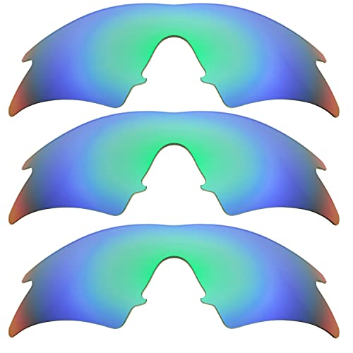 Verres polarisés Oakley M Frame Sweep verts en lot de 3 pièces de taille unique pour lunettes