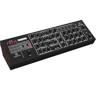 Behringer PRO-800 Classic Analog 8-Voice Polyphonic Synthesizer with 2 VCOs, Classic VCF, Arpeggiator, Sequencer and 400 Program Memories in Eurorack Format