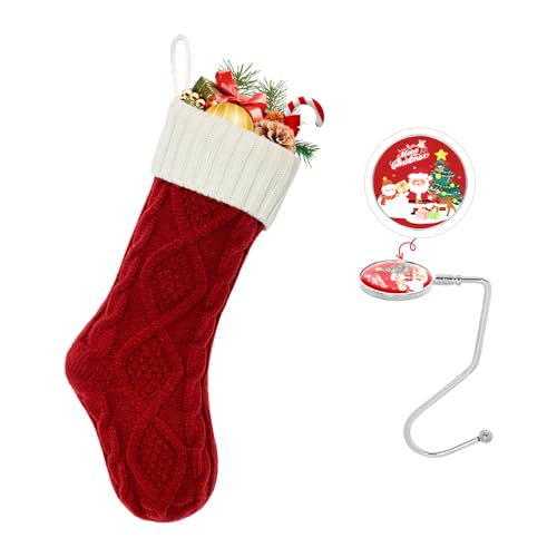 Ulico Christmas Stocking,18 inch Large Cable...
