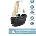 Updated Hearing Aids for Seniors,Rechargeable Hearing Amplifier with Noise Cancelling,Adjustable Volume Control,One Pair Hearing Assist Devices with Charging Box(Black)