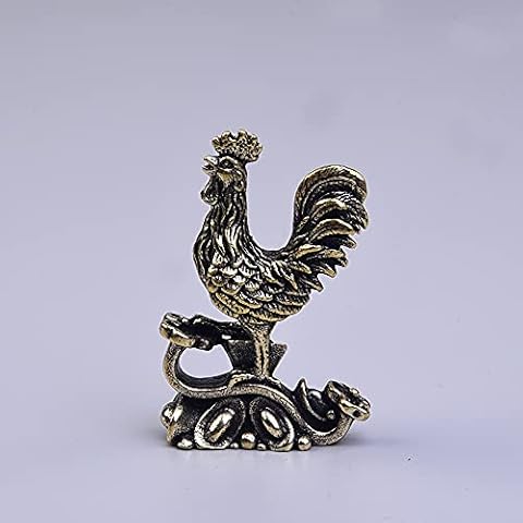 Brass Zodiac Signs Little Rooster Tea Pet Tea Play Ornaments Tea Plate Tea Table Tea Table Kung Fu Tea Set Tea Ceremony Accessories Cover
