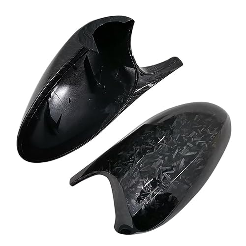 Couverture de rétroviseur aspect carbone premium pour habitacle extérieur E81 E90
