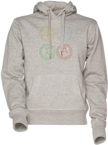 Sweat à capuche The Owl House Glyphs gris unisexe pour homme et femme