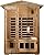 LTCCDSS Outdoor Infrared Sauna 2 Person | Far Infrared Sauna, Canadian Hemlock, Withstand Outdoor Temp -5?-104?| Low EMF Sauna Room for Home-9 Low EMF Heaters-Chromotherapys-Bluetooth Speakers