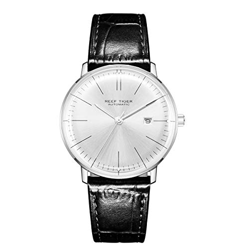 Preisvergleich Produktbild REEF TIGER Herren Uhr analog Automatik mit Leder Armband RGA8215-YWB