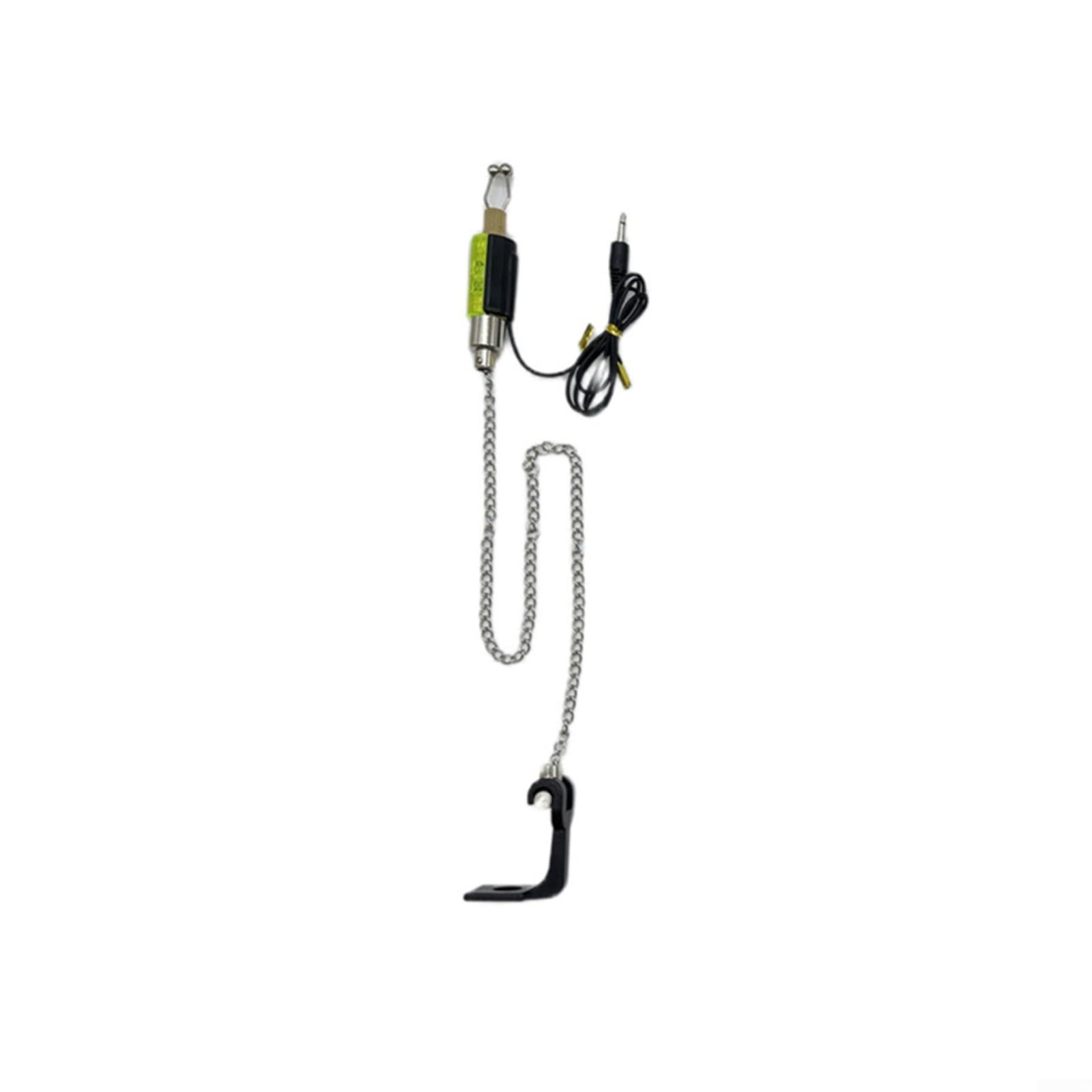 EffiFish LED Bite Indicator Set With 4 Bobbins ，for Carp Fishing, Illuminated Bite Alarms With Multicolor LEDs, Adjustable Line Clip Compatible With Most Rods(yellow)