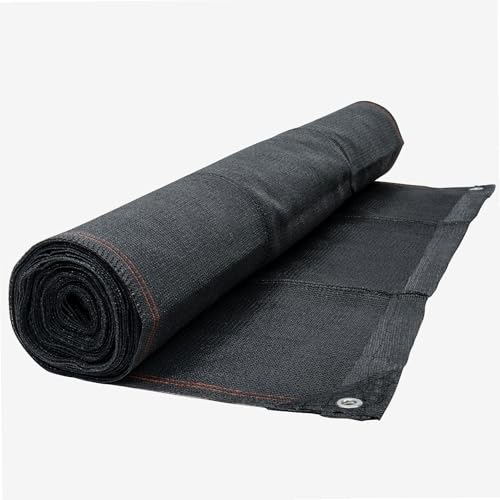 Brise vue jardin - Brise vue occultant - Rouleau Brise vue - WerkaPro 10841 - Brise Vue Renforcé Gris Anthracite - 200 gr/m2 - Rouleau de 2 m x 10 m - En...