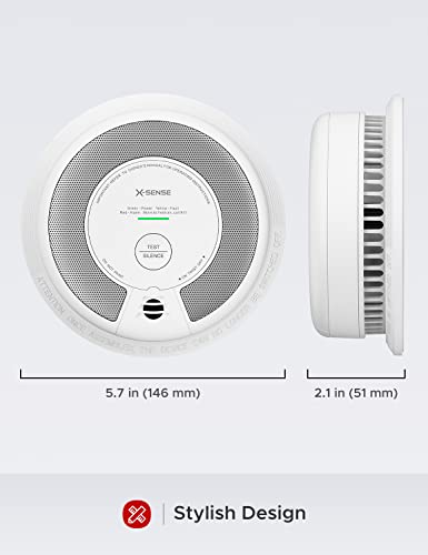 X-Sense SC06 2-In-1 Smoke And Carbon Monoxide Detector Alarm (Not Hardwired), 10-Year Battery-Operated Dual Sensor Fire & Co Alarm thumb #8