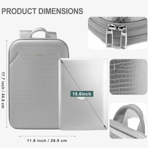 Image of ZINZ Slim & Expandable Laptop Backpack 15 15.6 16 Inch Sleeve with USB Port