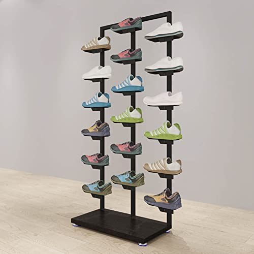 Espositore per scarpe - Scaffale in metallo per negozio di abbigliamento, scarpiera creativa