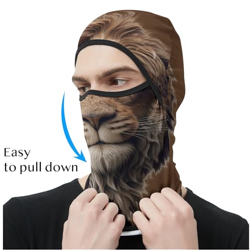 Image of Obacle Balaclava Face Mask Men Women for Sun Protection Motorcycle Fishing Raves