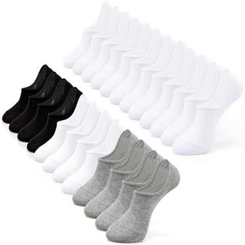 IDEGG No Show Socks Womens and Men Low Cut Ankle Short Anti-slid Athletic Running Novelty Casual Invisible Liner Socks Cover