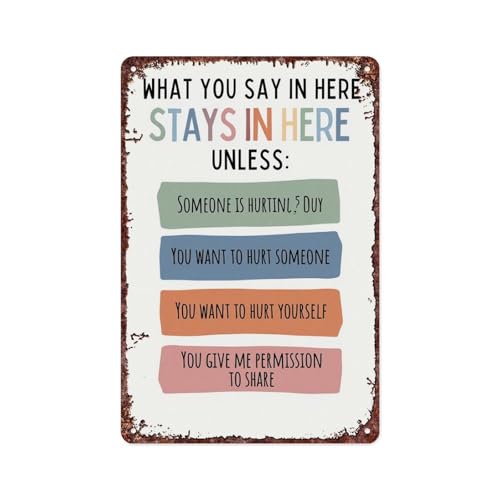 What You Say In Here Stays In Here Poster Confidentiality