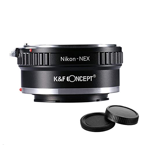 K&F Concept Lens Adapter Ring for Nikon F Auto K Ai Ais D to Sony E Mount a6000 a6300 a6500 a5000 a5100 a3500 a3000 Alpha A7 A7R a7S a7II a7RII a7SII a7III a7RIII and a9
