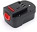 REEXBON 14.4V 2.0Ah HPB14 Battery for Black & Decker FireStorm 499936-34 499936-35 FSB14 FS140BX A14 A1714 BD1444L HPD14K-2 CP14KB HP146F2 CDC140AK HP148F2R Black and Decker 14.4 Volt Battery