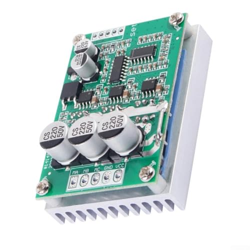 Oniissy Controlador de motor sin escobillas DC12 36V 500W -PWM Hall Motor Control Driver Board - Con función de avance/atrás/parada/freno