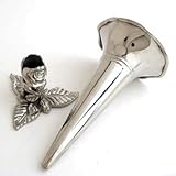 Liards Nickel 5' Tussie Mussie Bouquet Holder. - Set of 2