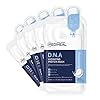 Mediheal Official [Korea's No 1 Sheet Mask] - 5 Pack D.N.A Hydrating Protein Mask/Jojoba Oil & Squalane & Ceramide Contained Skin Nourishing Facial Mask, Bamboo Cellulose Sheet with Creamy Essence