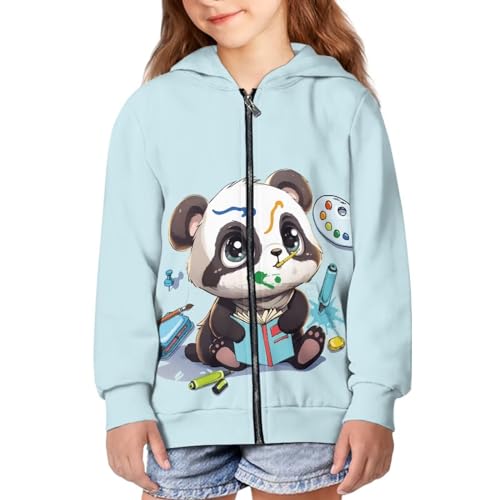 Showudesigns Boys Zip Up Hoodies Long Sleeve Sweatshirts for Girls Front Pocket2