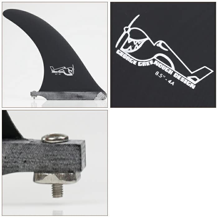 Amazon | ロングボード用センターフィン TRUE AMES GREENOUGH 4A 8